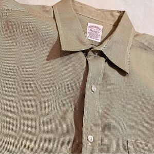 Men’s Brooks Brothers All Cotton Long Sleeve Button Down Dress Shirt 17 1/2 - 6